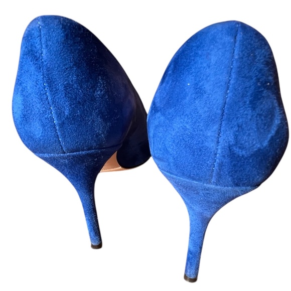 J. Crew Elsie Blue and Green Heels with Pointed Toe and Stiletto Heel - Picture 5 of 7